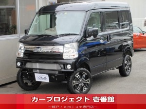 エブリィ　ジョインターボ　ハイルーフ　リフトアップカスタム車　届出済未使用車　スズキセーフティサポート　ＥＮ－ＣＡＲＳカスタム（前後ショートバンパー／スキッドプレート／ＬＥＤテールランプ）４０ｍｍＵＰキット　ＶＥＮＥＳ１５インチアルミ　Ｒ／Ｔタイヤ　フォグ　ワンオーナー