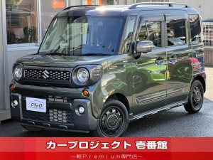 スペーシアギア　ハイブリッドＸＺ　純正８型ナビ　フルセグＴＶ　アラウンドビューモニター　前後ドラレコ　ＥＴＣ　ヘッドアップディスプレイ　デュアルカメラブレーキサポート　クルコン　両側パワースライド　シートヒーター　サーキュレーター　走行１５６００Ｋｍ