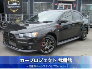 ランサーエボリューションⅩ　ファイナルエディション　最終型　５速ＭＴ　ワンオーナー　１０００台限定車　レカロハーフレザーシート　シートヒーター　純正ＢＢＳ鍛造１８アルミ　ブレンボキャリパー　大型リアスポ　ビルシュタイン　走行４９００ｋｍ